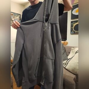 Men's Gray Hoodie Sweater